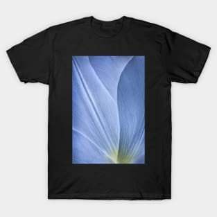 Blue Tulip Petal Close-up T-Shirt